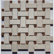 BASKET WAVE -CREMA MAFIL WITH NOCE DOTS