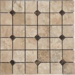 SUN FLOWER -ARIZONA WALNUT MOSAIC 2X2