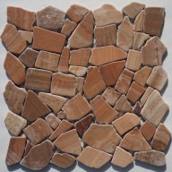 WOOD ONYX PEBBLE MOSAIC